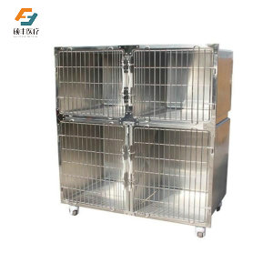 不鏽鋼寵物幹式籠(無網無盤)